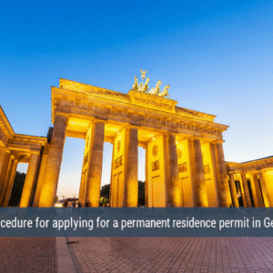 Procedure for applying for a permanent residence permit in Germany